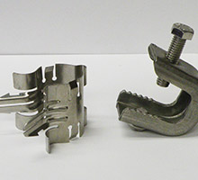 Stamping of Stainless Steel Clamps for the Telecommunication Industry Stamping of Stainless Steel Clamps for the Telecommunication Industry